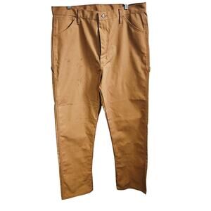 Red Kap Men's Size 38-34 Carpenter Cargo Pants Camel Tan Brown Work Utility